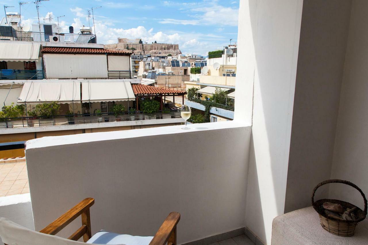 Balcony With Acropolis View Atenas Exterior foto